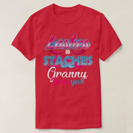 T-shirt Staches ou coups de fouet Granny vous aime Meilleu (Design devant)