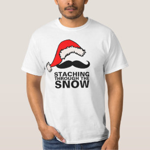 T-shirt Staching par la chemise de neige