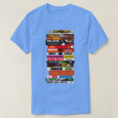 T-shirt Stack de livres de science-fiction (Design devant)