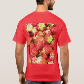 T-shirt "Stack of Strawberries Fruit" jolie photo. Command (Dos)