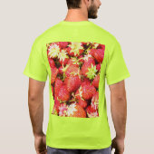 T-shirt "Stack of Strawberries Fruit" jolie photo. Command (Dos)