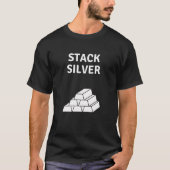 T-shirt Stack Silver - Silver Stacker Cadeau (Devant)