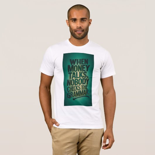 T-shirt "Stack Smart, dépense des 💸 plus intelligentes" (Devant entier)