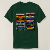 T-shirt Stack VHS de science-fiction (Design devant)
