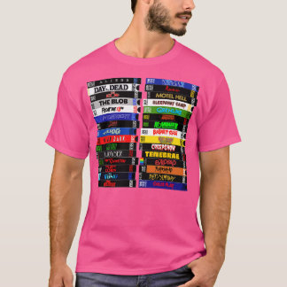 T-shirt Stacks d'horreur VHS 80s