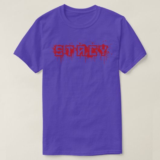T-shirt Stacy First Nom Halloween Costume Personalized (Design devant)