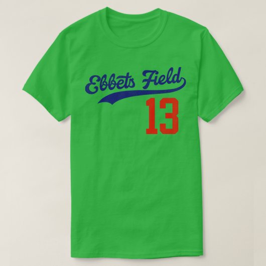 T-shirt Stade de baseball Ebbets Field Defunct Est 1913 (Design devant)