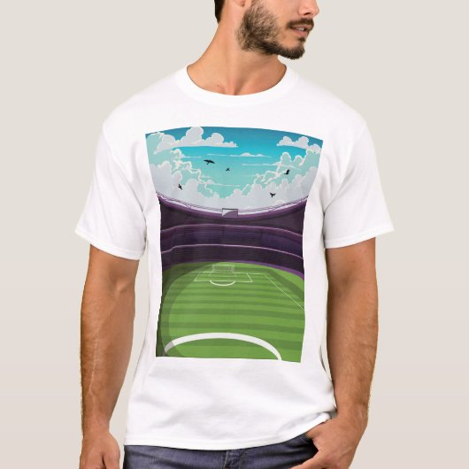 T-shirt Stade de football (Devant)