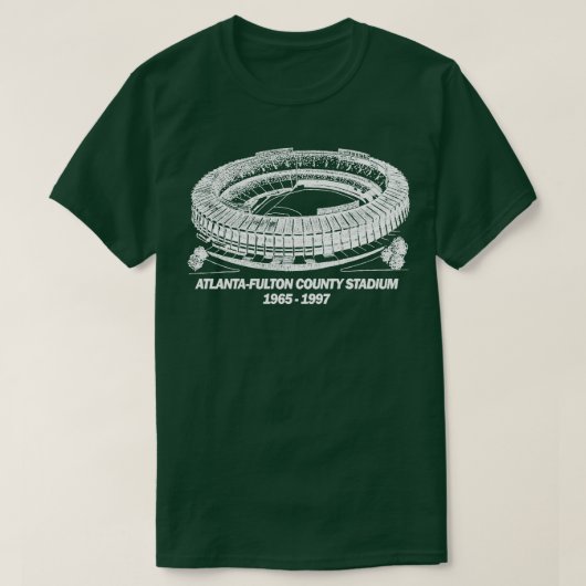 T-shirt Stade du comté d'Atlanta Fulton 1965 à 1997 TShir (Design devant)