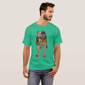 T-shirt Staffordshire Bull Terrier - Patchwork (Devant entier)
