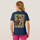 T-shirt Staffordshire de printemps Bull Terrier Puppy (Dos entier)