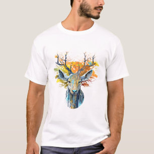T-shirt Stag Deer Animal World Wildlife Beauty Adventure