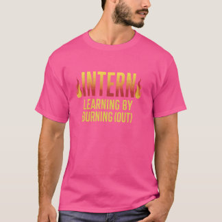 T-shirt Stagiaire Stagiaire Apprenti Expérience de travail