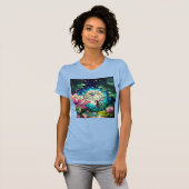 T-shirt Stained Glass Little Fairy With Dragonfly (Devant entier)