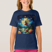 T-shirt Stained Glass Moonlight Flight Fairy (Devant)