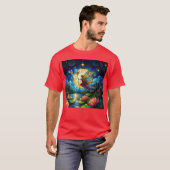 T-shirt Stained Glass Moonlight Flight Fairy  (Devant entier)