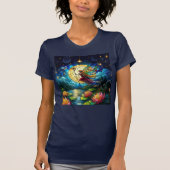 T-shirt Stained Glass Moonlight Flight Fairy (Devant)