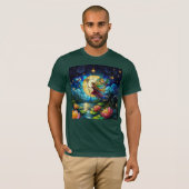 T-shirt Stained Glass Moonlight Flight Fairy  (Devant entier)