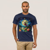 T-shirt Stained Glass Moonlight Flight Fairy  (Devant entier)