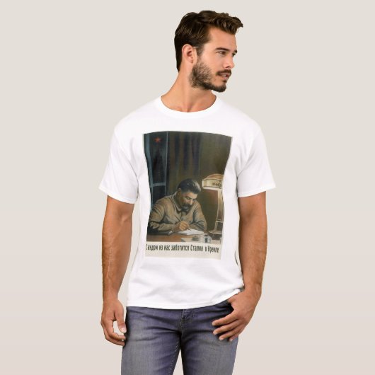 T-shirt Stalin dans l'affiche d'is_Propaganda de Kremlin (Devant entier)