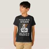 T-shirt Stalker Anglais Bulldog Fun (Devant entier)