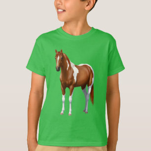 T-shirt Stallion Chestnut Pinto Sorrel Paint Horse