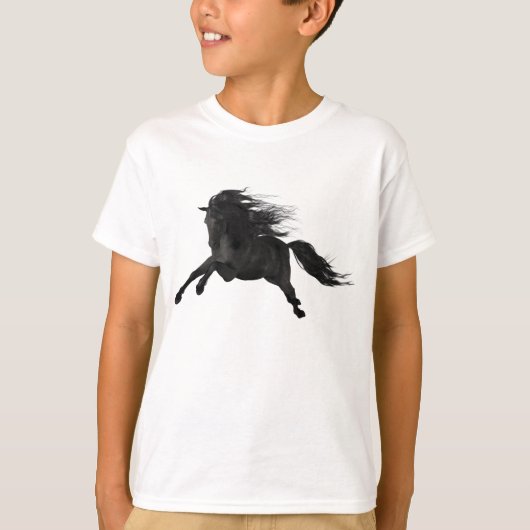 T-shirt Stallion noir (Devant)
