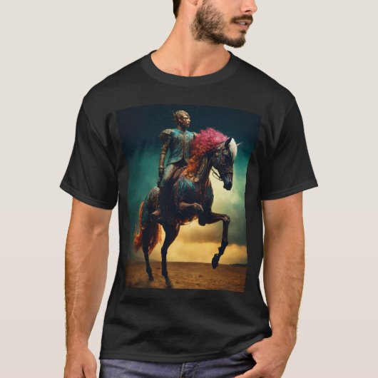 T-shirt Stallions dynamiques Tee hommes (Devant)