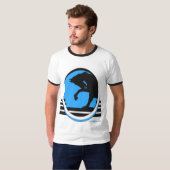 T-shirt Stallon noir (Devant entier)