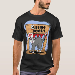 T-shirt Stand à baiser Kitty Kitty Chat Furmaman Furdad