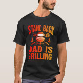 T-SHIRT STAND BACK DAD GRILLEMENT (Devant)