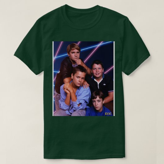 T-shirt Stand By Me 80s Laser School Picture (Design devant)