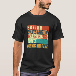 T-shirt Stand De Boxe Et Café Ventilateurs D'Entraînement