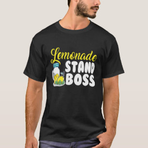 T-shirt Stand de citronnade Boss Juice Stand Lemonade