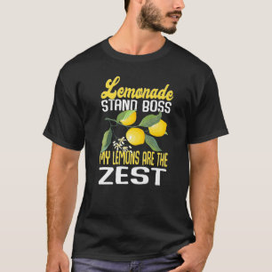 T-shirt Stand De Lemonade Boss Mes Citrons Sont Le Citrone