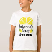 T-shirt Stand de Lemonade Personnalisé (Devant)