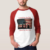 T-shirt Stand for the Flag - Kneel for the Cross (Devant)