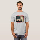 T-shirt Stand for the Flag - Kneel for the Cross (Devant entier)