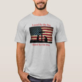 T-shirt Stand for the Flag - Kneel for the Cross (Devant)