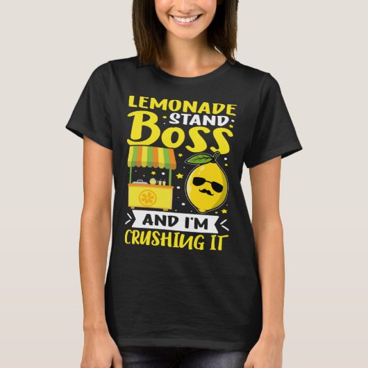 T-shirt Stand Lemonade Stand Lemonade Stand Boss Et je sui (Devant)