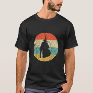 T-shirt Stand Up Bass Shirt - Vintage musique rétro