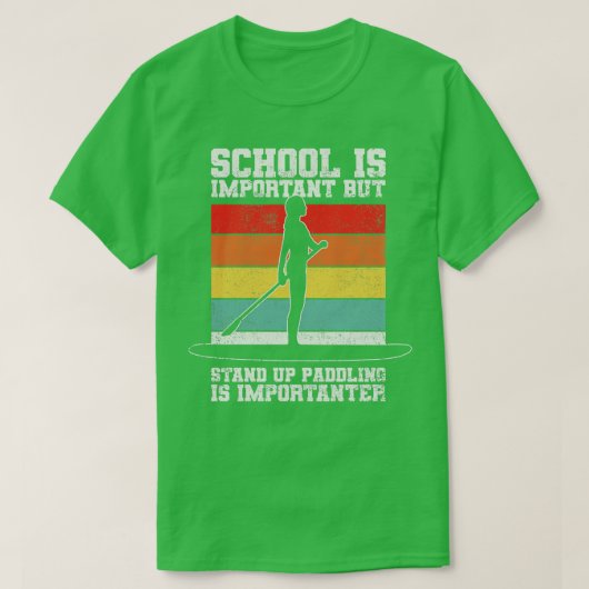 T-shirt Stand up Paddling (Design devant)