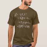 T-shirt Standard Model Lagrangian Higgs Boson Physics<br><div class="desc">gift,  quantum, Standard Model Lagrangian Higgs Boson Physics science,  scientist</div>