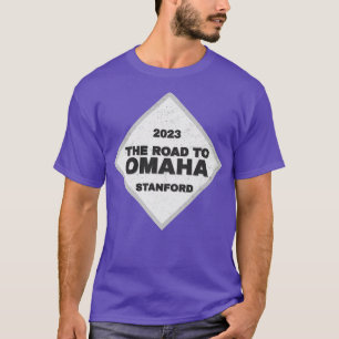 T-shirt Stanford Road À Omaha College Baseball CWS 2023