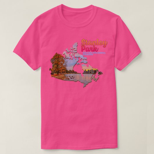 T-shirt Stanley Park Vancouver Colombie-Britannique Canada (Design devant)