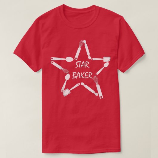 T-shirt Star Baker Funny Baking Life Pâtisserie Chef Confe (Design devant)