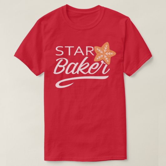 T-shirt Star Baker Funny Cooking Master Bread Maker Baking (Design devant)