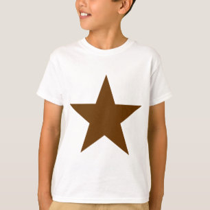 T-shirt Star Brown Le MUSÉE Zazzle Cadeaux