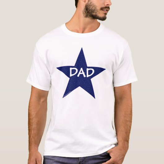T-shirt Star Dad Shirt (Devant)