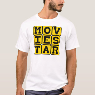 T-shirt Star de Cinéma, Acteur Populaire